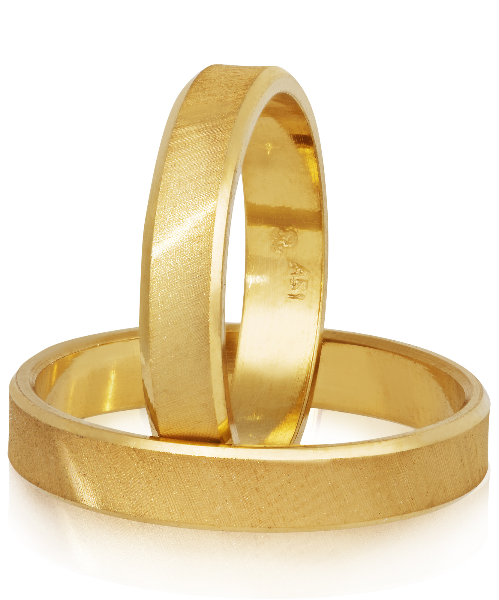 Golden wedding rings 3.5mm (code S79)